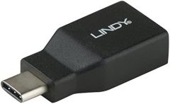 Lindy 41899 cambiador de género para cable USB 3.1-C USB 3.1-A Negro