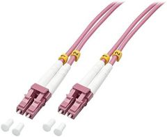 Lindy 46341 cable de fibra optica 2 m LC Rosa
