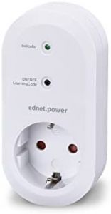 Ednet .living Smart Plug enchufe inteligente Blanco