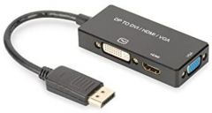 Digitus Cable convertidor DisplayPort 3 en 1