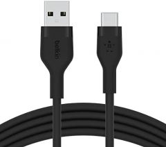 Belkin BOOST↑CHARGE Flex cable USB 2 m USB 2.0 USB A USB C Negro
