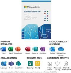 Microsoft 365 Business Standard 1 licencia(s) Suscripción Inglés 1 año(s)