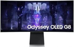 Samsung Odyssey Neo G8 S34BG850SU pantalla para PC 86,4 cm (34") 3440 x 1440 Pixeles UltraWide Quad HD OLED Plata