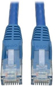 Tripp Lite N201-001-BL Cable Ethernet (UTP) Patch Moldeado Snagless Cat6 Gigabit (RJ45 M/M), Azul, 30.5 cm [1 pie]
