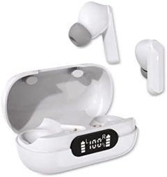 Denver TWE-40 auricular y casco Auriculares True Wireless Stereo (TWS) Dentro de oído Llamadas/Música Bluetooth Blanco