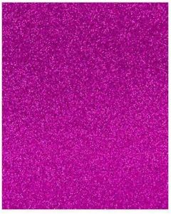 Faibo láminas eva 20x30cm unicolor purpurina fucsia -bolsa de 3u-