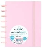 CARCHIVO INGENIOX cuaderno y block A5 100 hojas Rosa