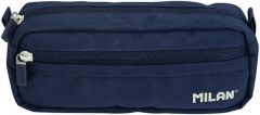 Portatodo rectangular 2 cremalleras serie 1918, azul marino milan