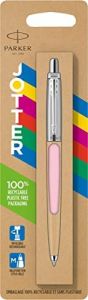 Parker bolígrafo jotter original punta m detalles cromados blister plata/rosa