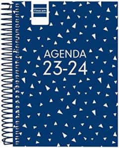 Finocam agenda escolar cool 1/8 espiral 1dp azul 2023-2024