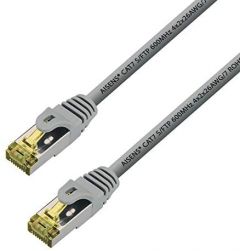 AISENS A146-0334 cable de red Gris 1 m Cat7 S/FTP (S-STP)
