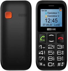 MaxCom Comfort MM426 4,5 cm (1.77") 72 g Negro Teléfono para personas mayores