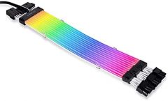 Lian-Li Strimer Plus V2 Triple Cable VGA RGB de 8 Pines, (PW12-PV2 Negro)