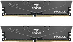 TEAMGROUP Team T-Force Vulcan Z DDR4 Gaming Memory, 2 x 16 GB, 3600 MHz, 288 Pin DIMM, Grey