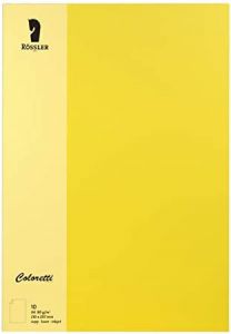 Folio a4 coloretti 10 unidades amarillo
