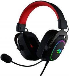 Redragon h510 zeus x auriculares gaming con microfono flexible - sonido 7.1 - iluminacion rgb - diadema ajustable - almohadillas acolchadas - cable de 2m