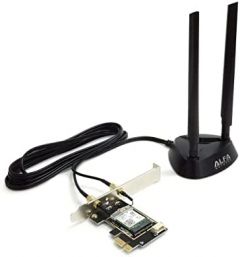 Alfa network ait-ax210-ex intel pcie adapter wifi 6e+bt5.2 w/5dbi antenna+magnetic base