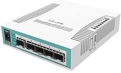 Mikrotik CRS106-1C-5S switch Gigabit Ethernet (10/100/1000) Energía sobre Ethernet (PoE) Blanco