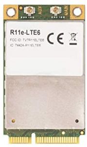 Mikrotik R11E-LTE6 adaptador y tarjeta de red Interno WWAN 300 Mbit/s