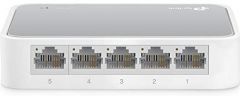 Tp-link tl-sf1005d 5-port 10/100m mini desktop switch, 5 10/100m rj45 ports, plastic case