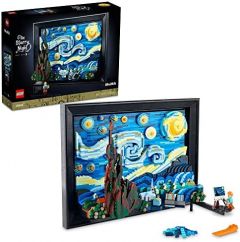 LEGO Ideas 21333 Vincent Van Gogh - Lienzo de la noche estrellada L�mina art�stica