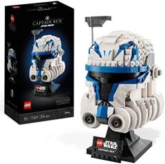 LEGO 75349 Star Wars Casco del Capitán Rex, Maqueta para Construir para Adultos, Película Las Guerras Clon, Edición Coleccionable 2023, Decoración para Casa