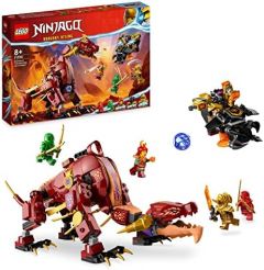LEGO 71793 Ninjago Dragón de Lava Transformer Ola de Calor, Set de Juguete de la Serie de Televisión Dragons Rising con Figura de Criatura Mítica, con Las Minifiguras de Kai y Lloyd