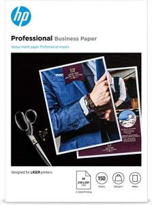 HP Papel para uso empresarial profesional , mate, 200 g/m2, A4 (210 x 297 mm), 150 hojas