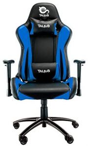 TALIUS silla Lizard v2 gaming negra/azul, 2D, butterfly, base metal, ruedas 60mm, gas clase 4,