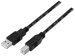 AISENS A101-0005 cable USB 1 m USB 2.0 USB A USB B Negro