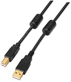 AISENS A101-0010 cable USB 3 m USB 2.0 USB A USB B Negro