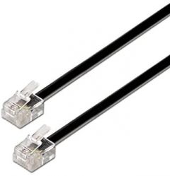 AISENS A143-0319 cable telefónico 2 m Negro
