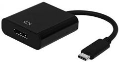 AISENS Conversor USB-C A DisplayPort, 4k@60Hz, USB C/M - DP/H, Negro, 15cm