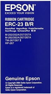 Epson Cartucho ERC23BR para las series TM-267/II, M-252/262/267, negro/rojo