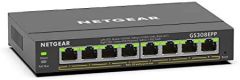 NETGEAR 8-Port Gigabit Ethernet High-Power PoE+ Plus Switch (GS308EPP) Gestionado L2/L3 Gigabit Ethernet (10/100/1000) Energía sobre Ethernet (PoE) Negro