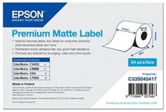 Epson Rollo continuo de Premium Matte Label, 51 mm x 35 m