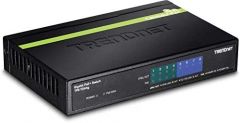 Trendnet TPE-TG51G switch Gigabit Ethernet (10/100/1000) Energía sobre Ethernet (PoE) Negro