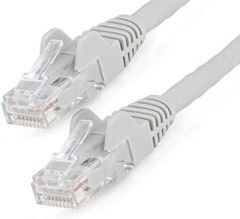 StarTech.com Cable de 10m CAT6 Ethernet - LSZH - Cable de Red RJ45 UTP de 10Gb - 650MHz - PoE de 100W - Latiguillo Snagless con Alivio de Tensión - sin Traba - ETL - Gris