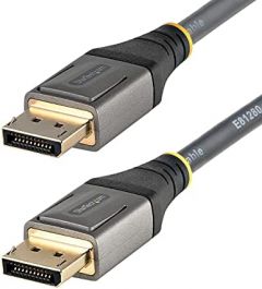 StarTech.com Cable de 2m DisplayPort 1.4 Certificado VESA - 8K de 60Hz HDR10 - Vídeo Ultra HD 4K de 120Hz - Cable DP 1.4 - para Monitores o Pantallas - Cable DisplayPort a DisplayPort - M/M
