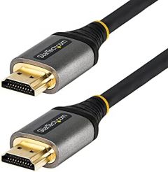 StarTech.com Cable de 3m HDMI 2.0 Certificado Premium - Cable HDMI con Ethernet de Alta Velocidad Ultra HD 4K 60Hz - HDR10, ARC - Cable de Vídeo HDMI UHD - para Monitores UHD - M/M