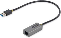 StarTech.com Adaptador USB 3.0 a Ethernet Gigabit de 10/100/1000 para Portátiles - con Cable Incorporado de 30cm - Adaptador USB a RJ45 - Adaptador Externo de Red LAN - sin Controladores