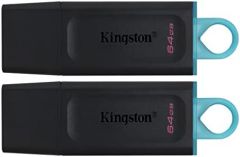Kingston Technology DataTraveler Exodia unidad flash USB 64 GB USB tipo A 3.2 Gen 1 (3.1 Gen 1) Negro