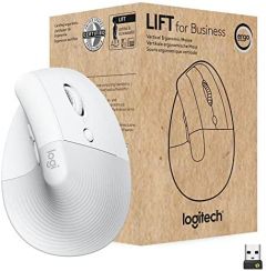 Logitech Lift for Business ratón mano derecha RF Wireless + Bluetooth Óptico 4000 DPI
