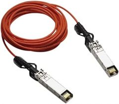 Aruba R9D19A cable de fibra optica 1 m SFP+ Negro, Plata