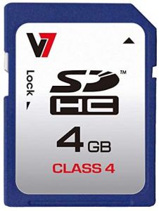 V7 SDHC 4 GB Clase 4