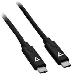 V7 USB a USB-C-C Cable 1m Negro