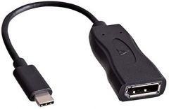 V7 USB-C(m) a Displayport(h) adaptator negro