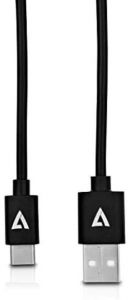 V7 Cable USB negro con conector USB 2.0 A macho a USB-C macho 2m 6.6ft