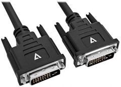 V7 Cable negro de vídeo con conector DVI-D macho a DVI-D macho 5m 16.4ft