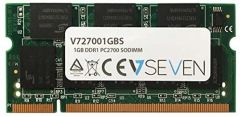 V7 1GB DDR1 PC2700 - 333Mhz SO DIMM Notebook módulo de memoria - V727001GBS
